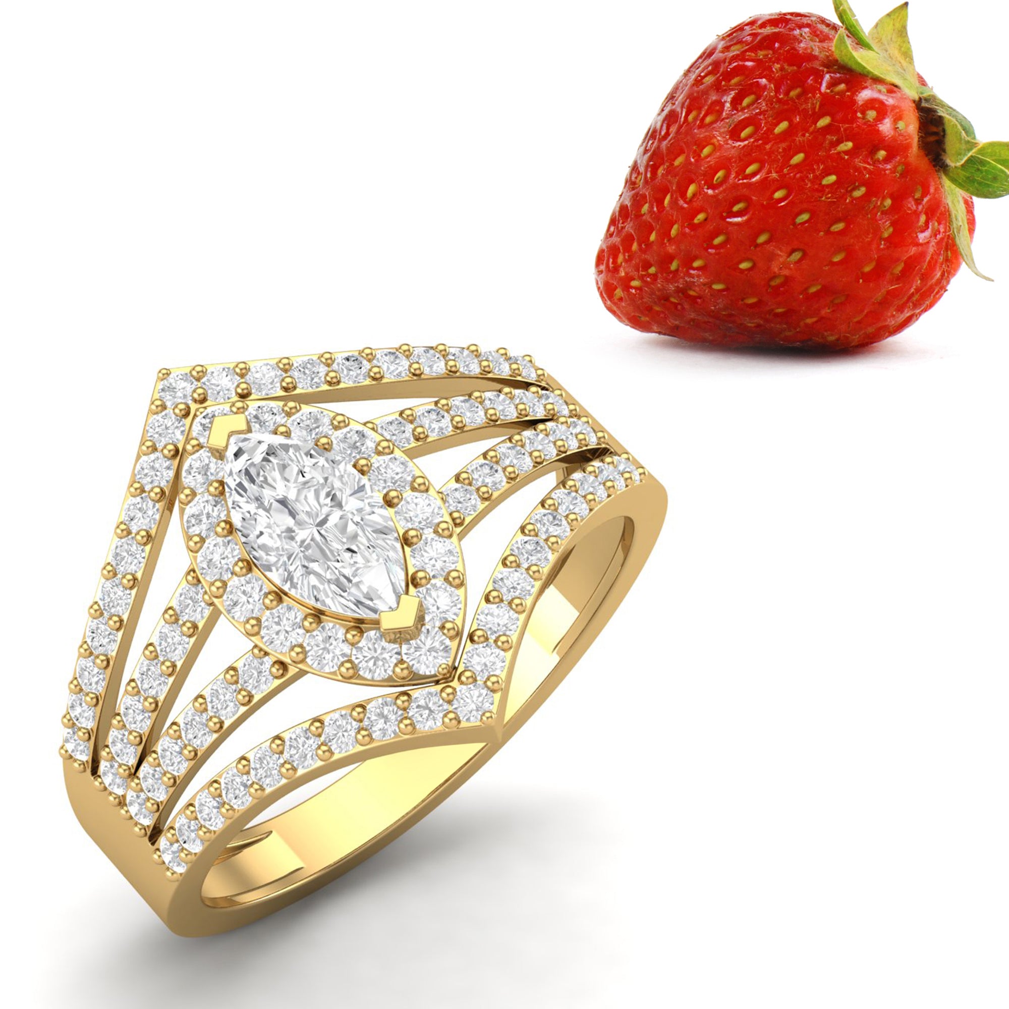 Moissanite Ring