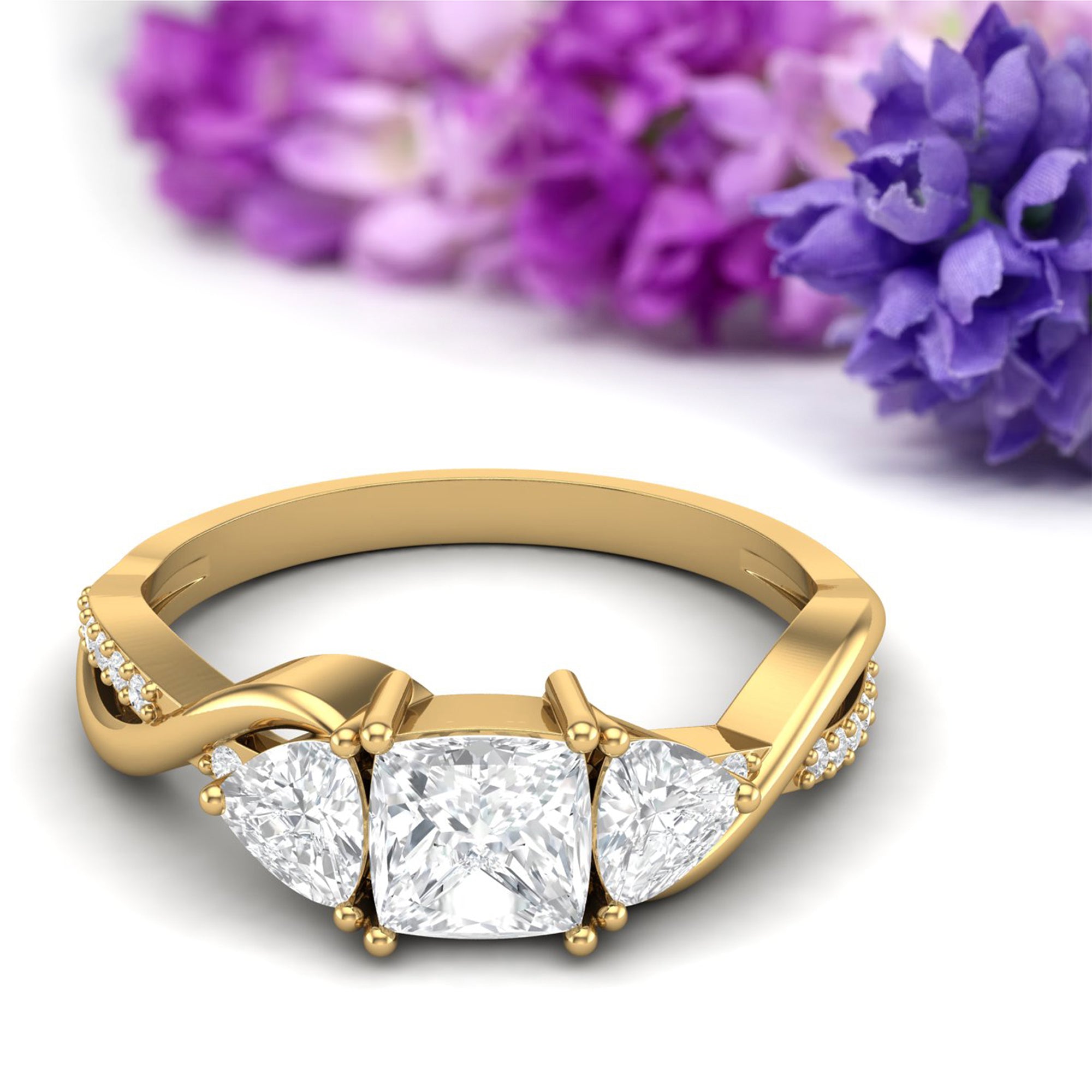 Moissanite Ring