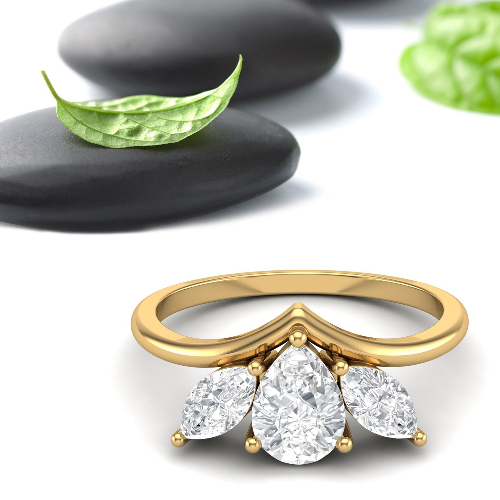 Moissanite Ring