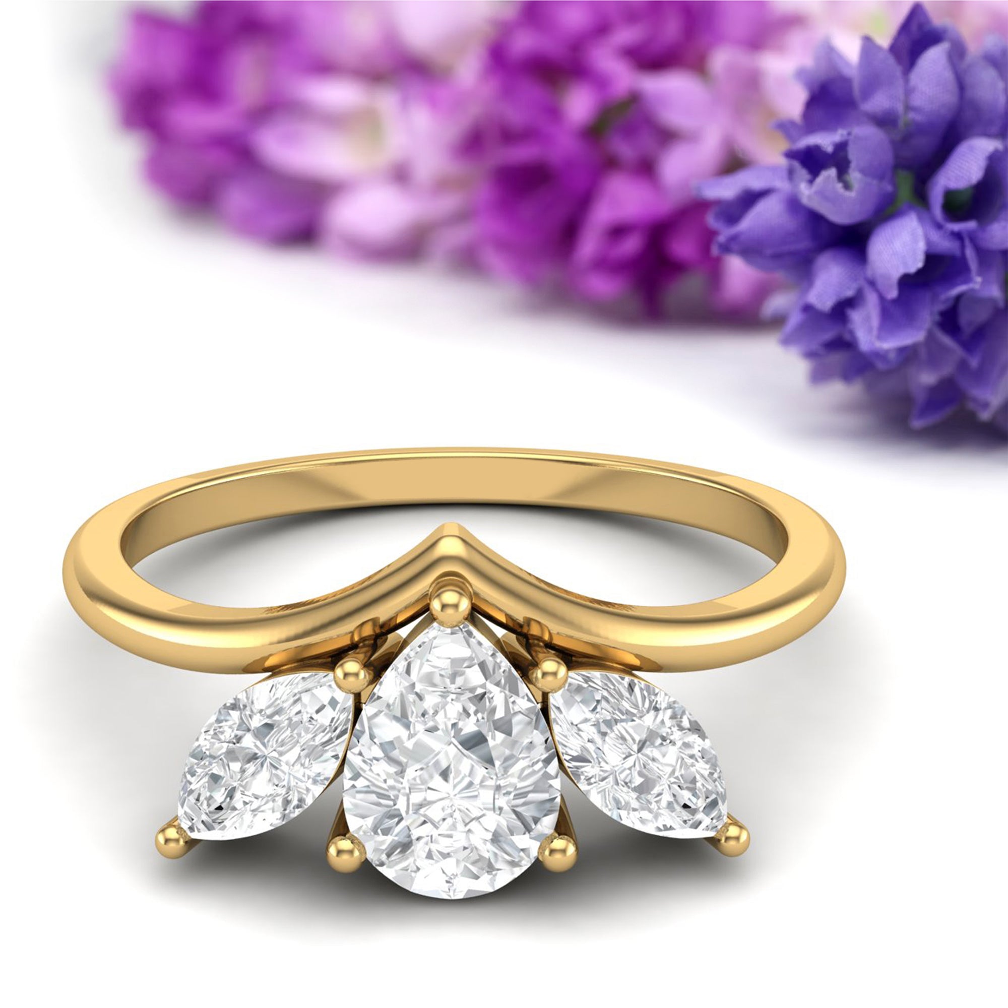 Moissanite Ring
