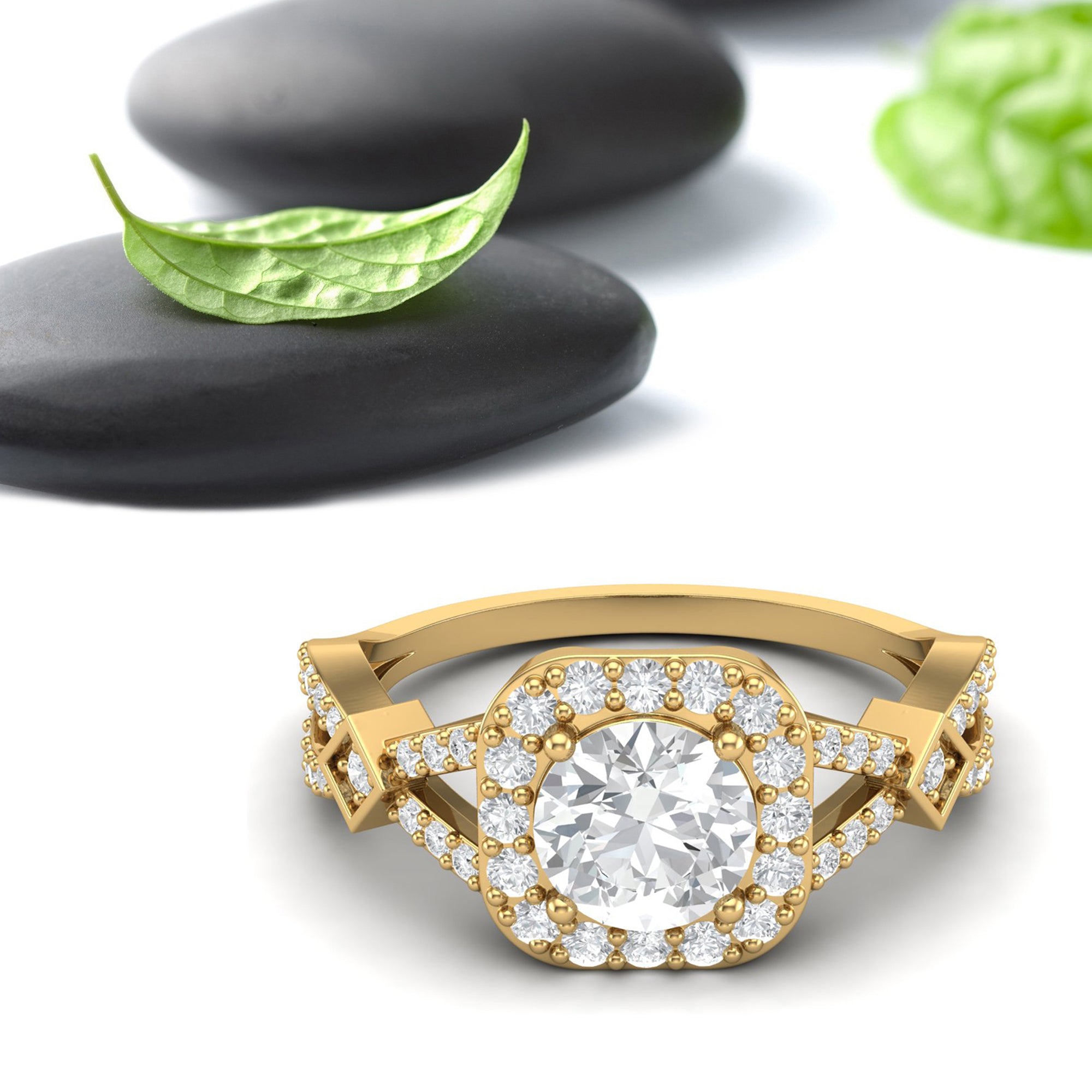 Moissanite Ring