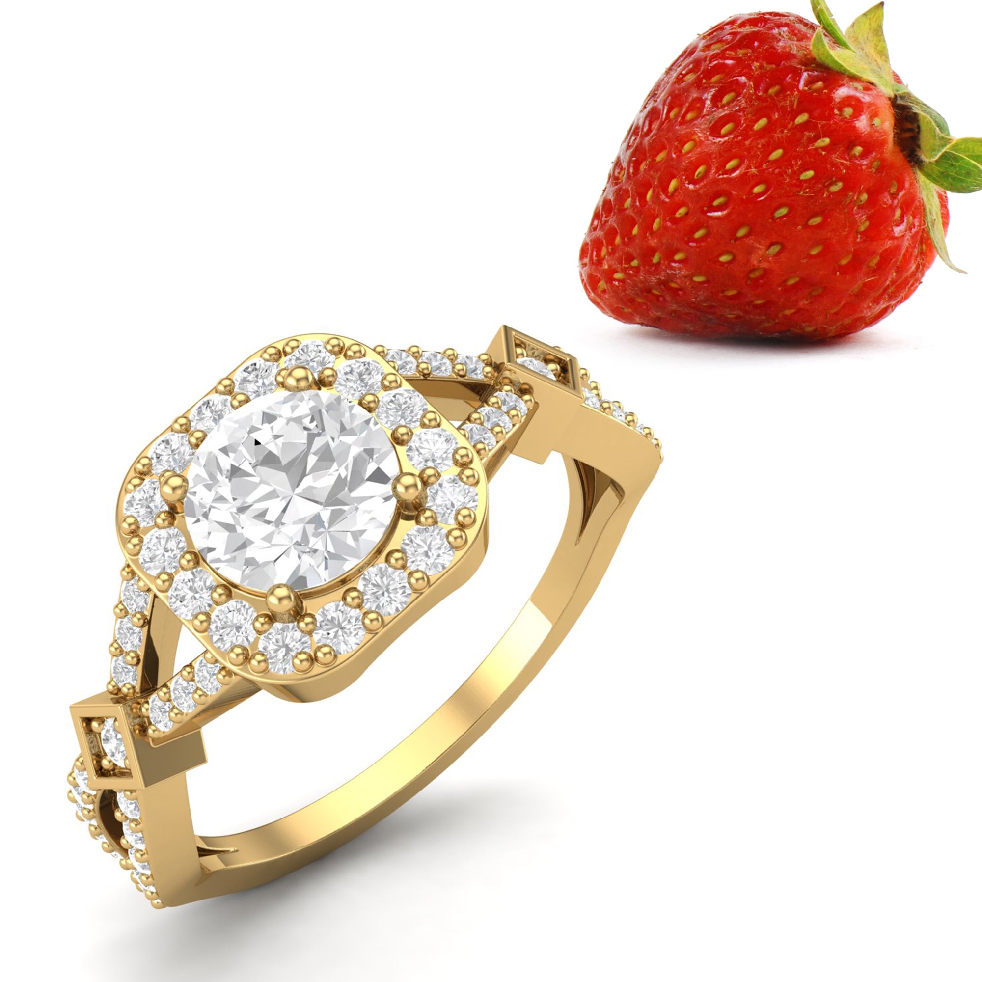 Moissanite Ring