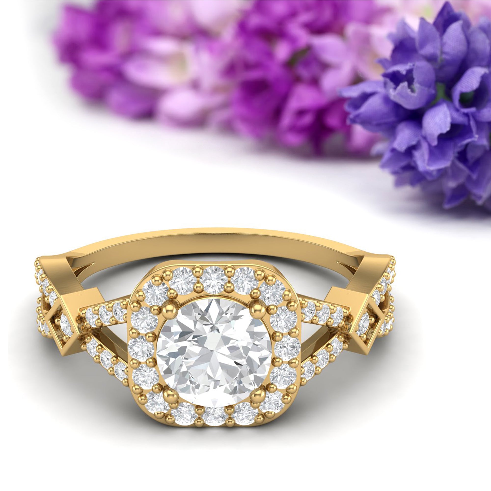 Moissanite Ring