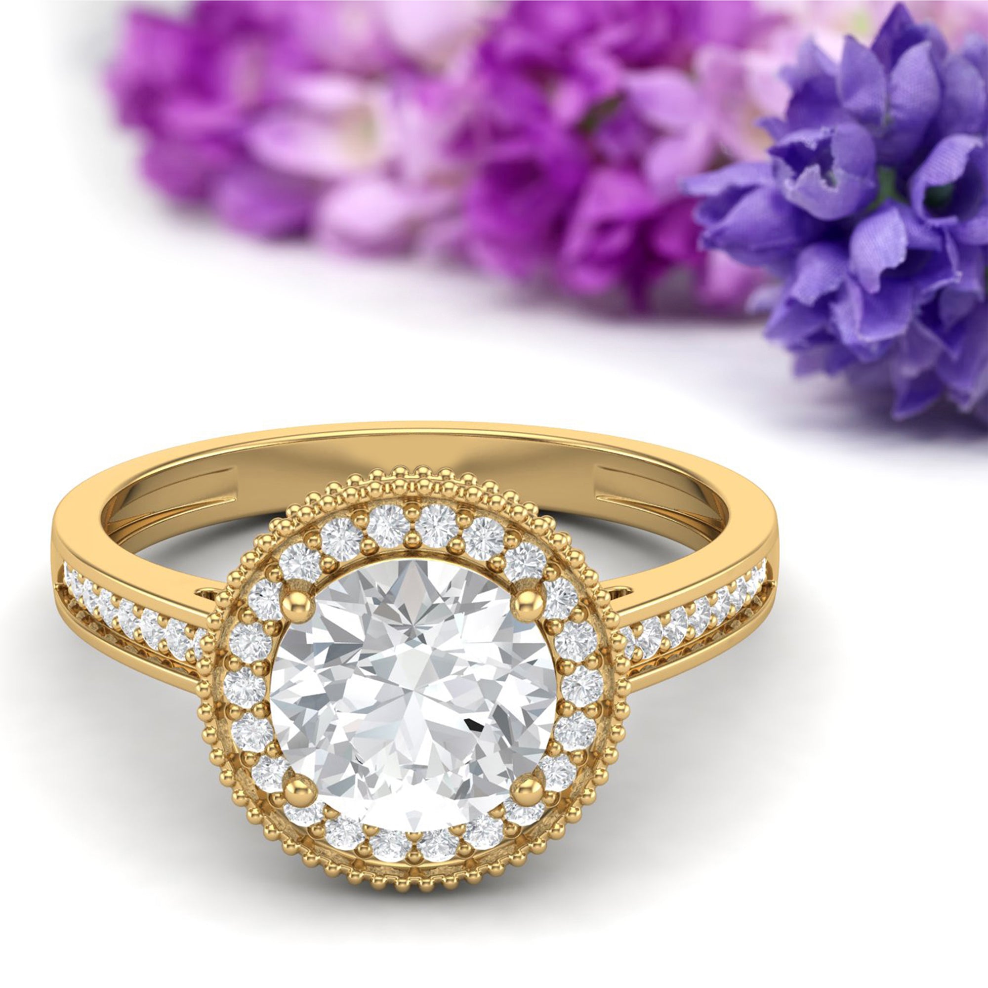Moissanite Ring