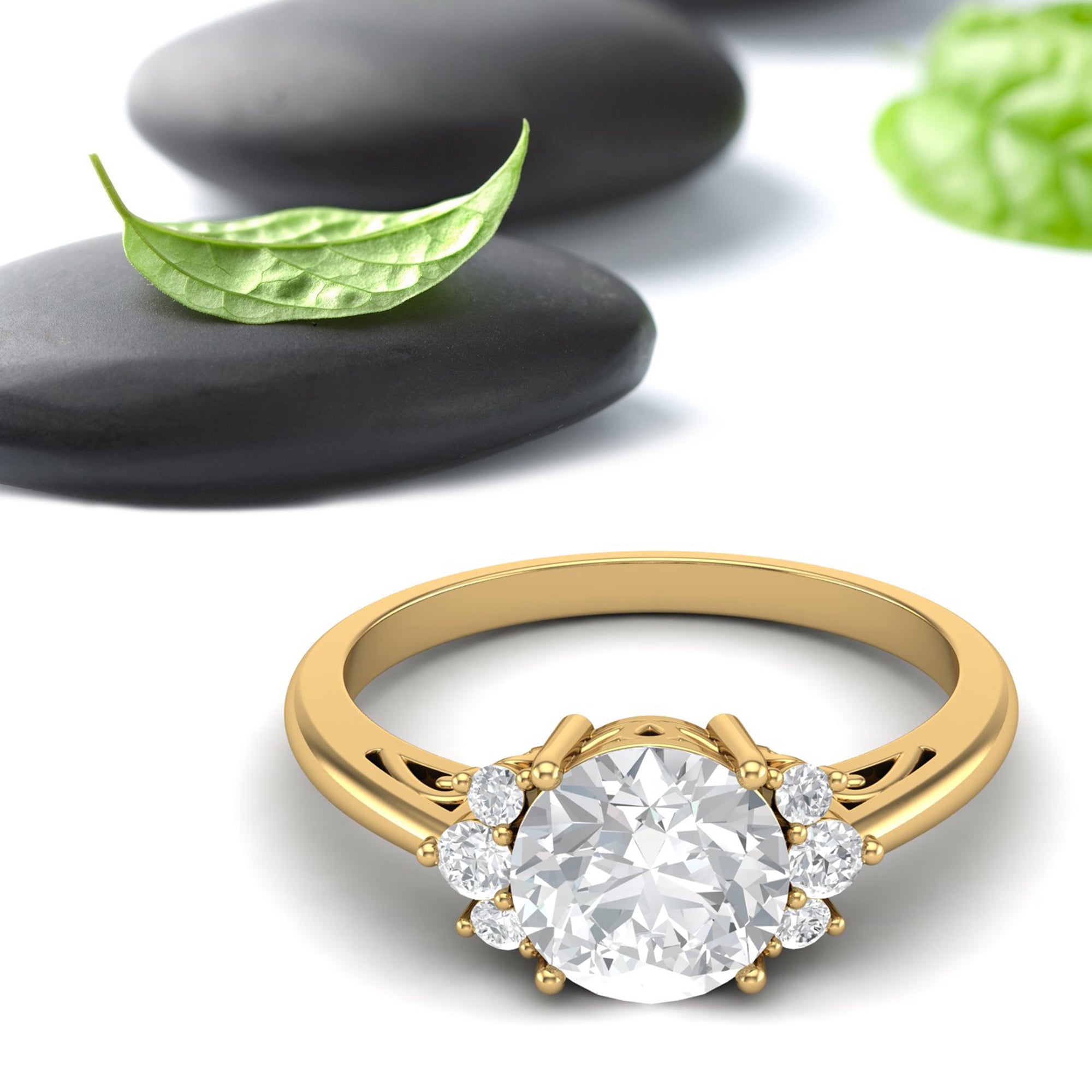 Moissanite Ring