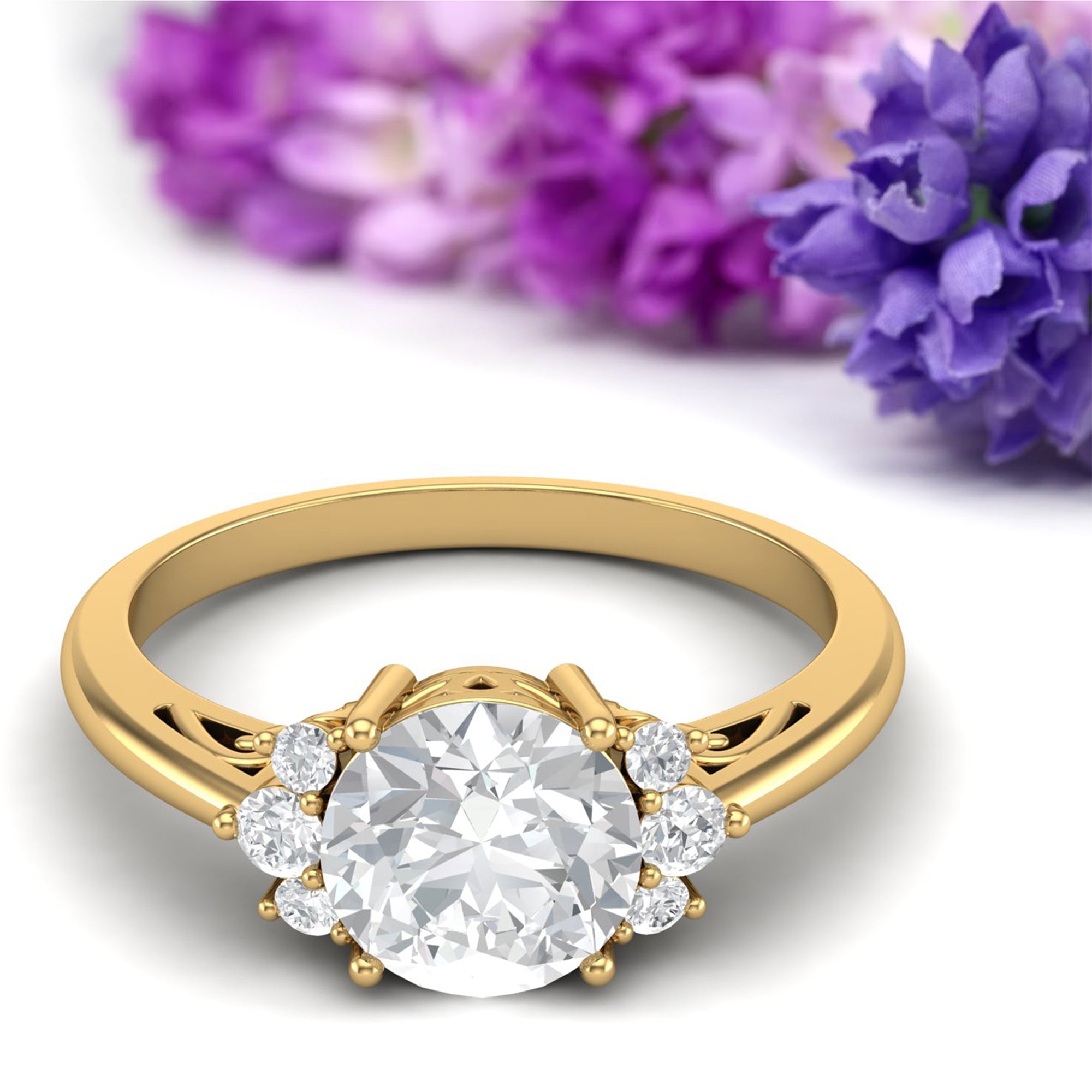 Moissanite Ring