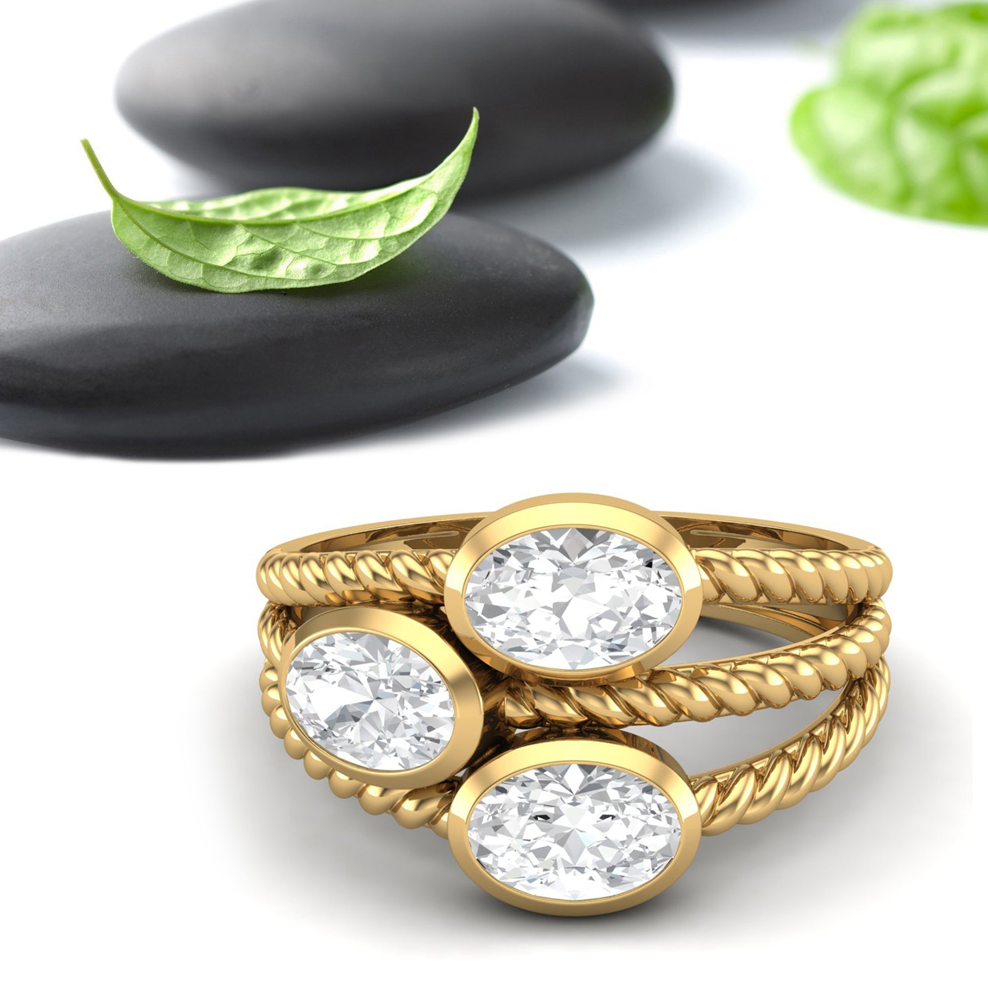 Moissanite Ring