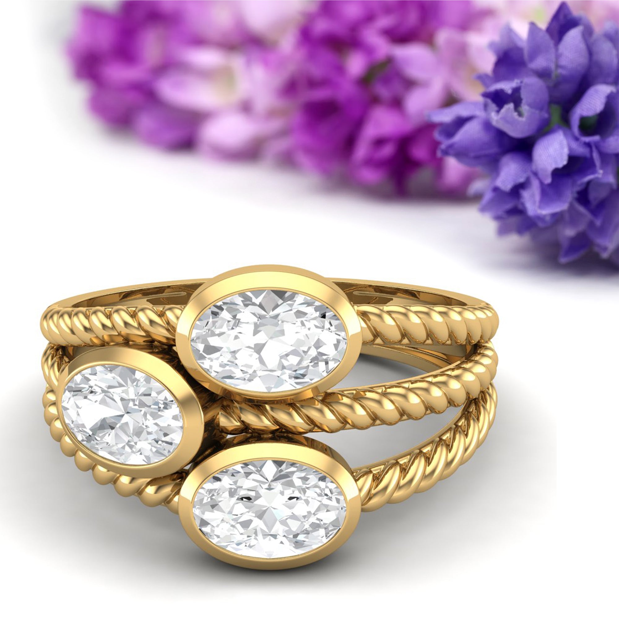 Moissanite Ring