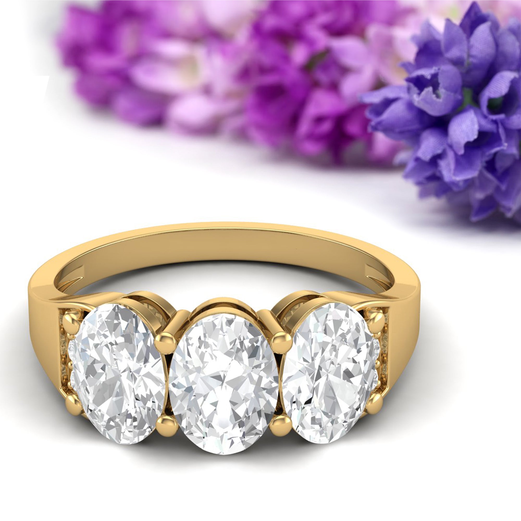 Moissanite Ring
