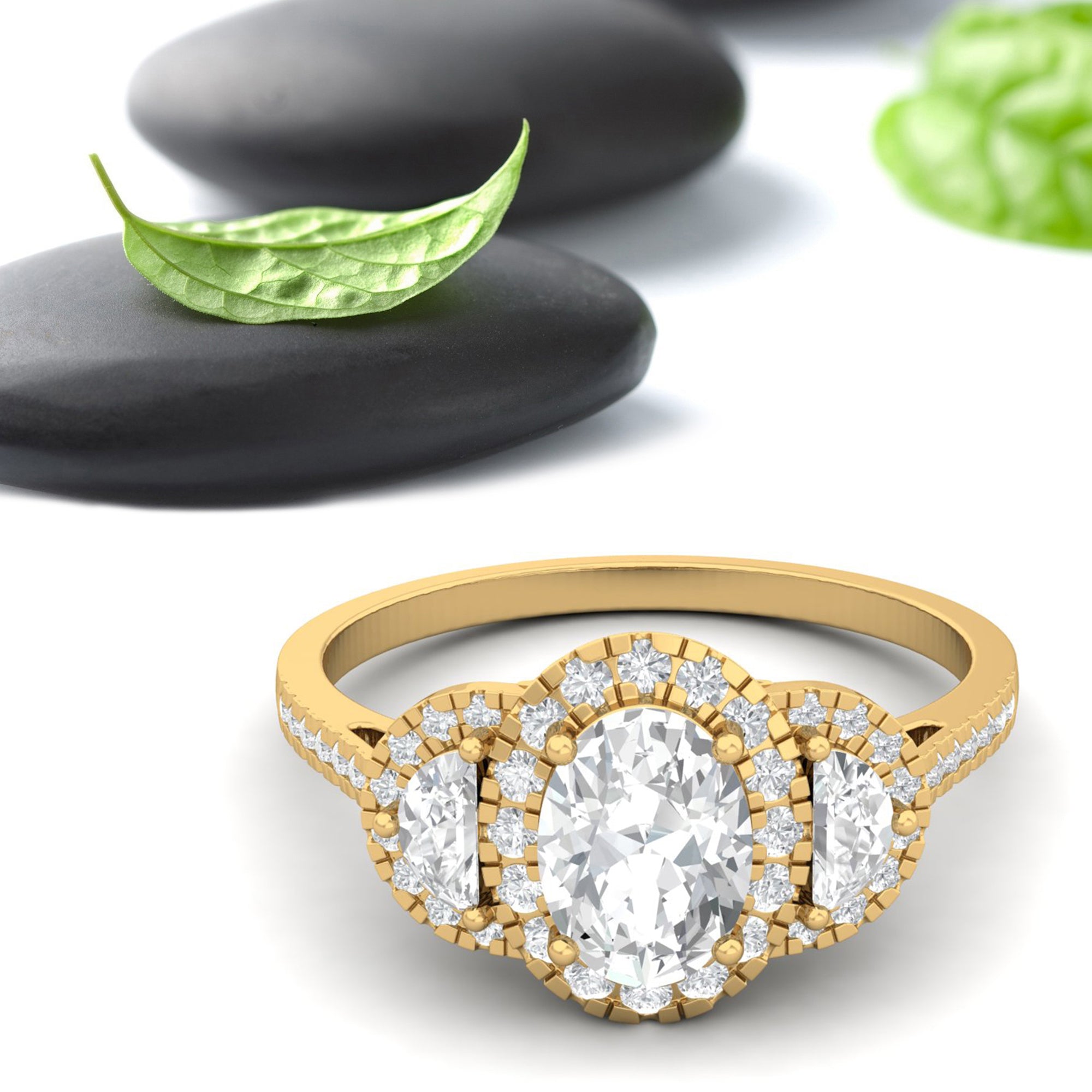Moissanite Ring