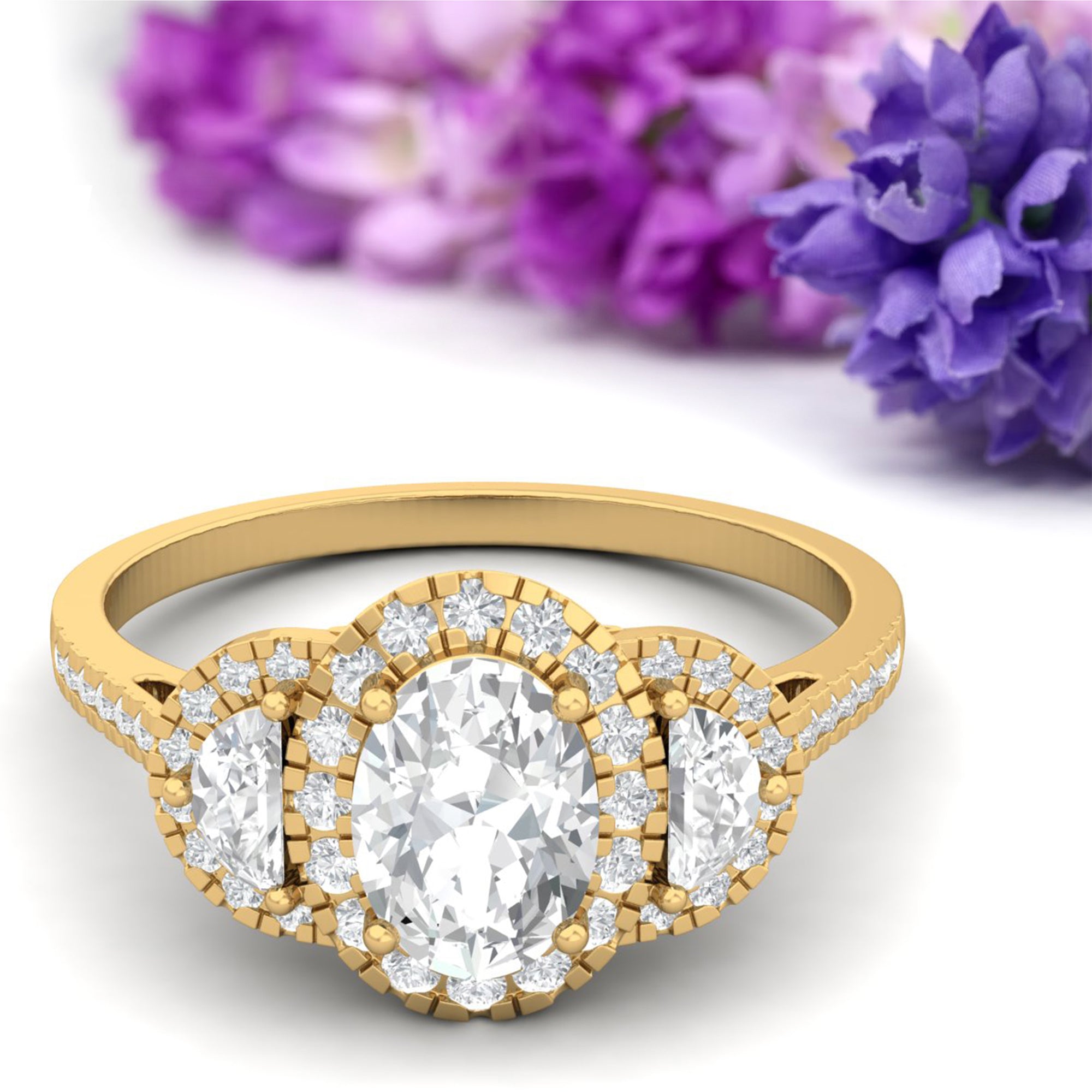 Moissanite Ring