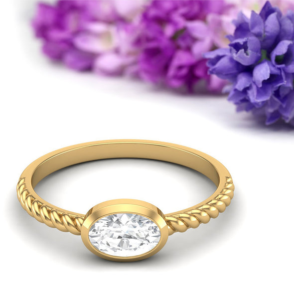 Moissanite Ring