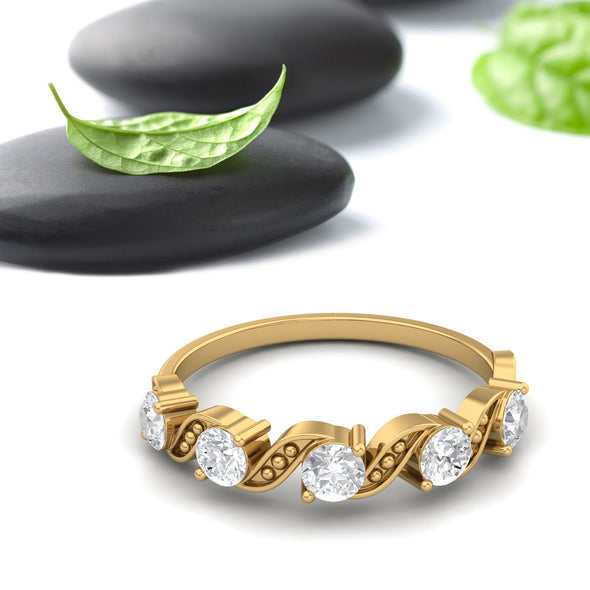 Moissanite Ring