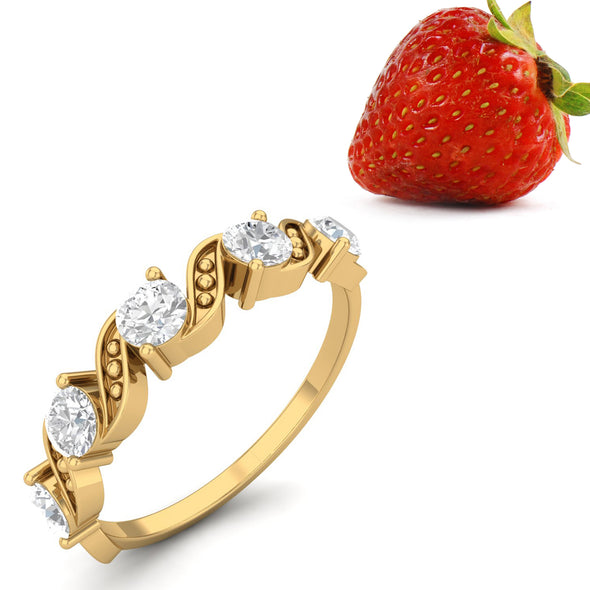 Moissanite Ring