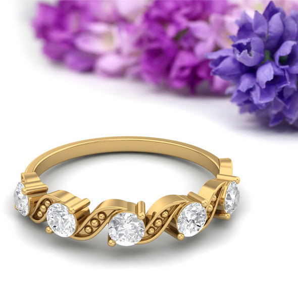 Moissanite Ring