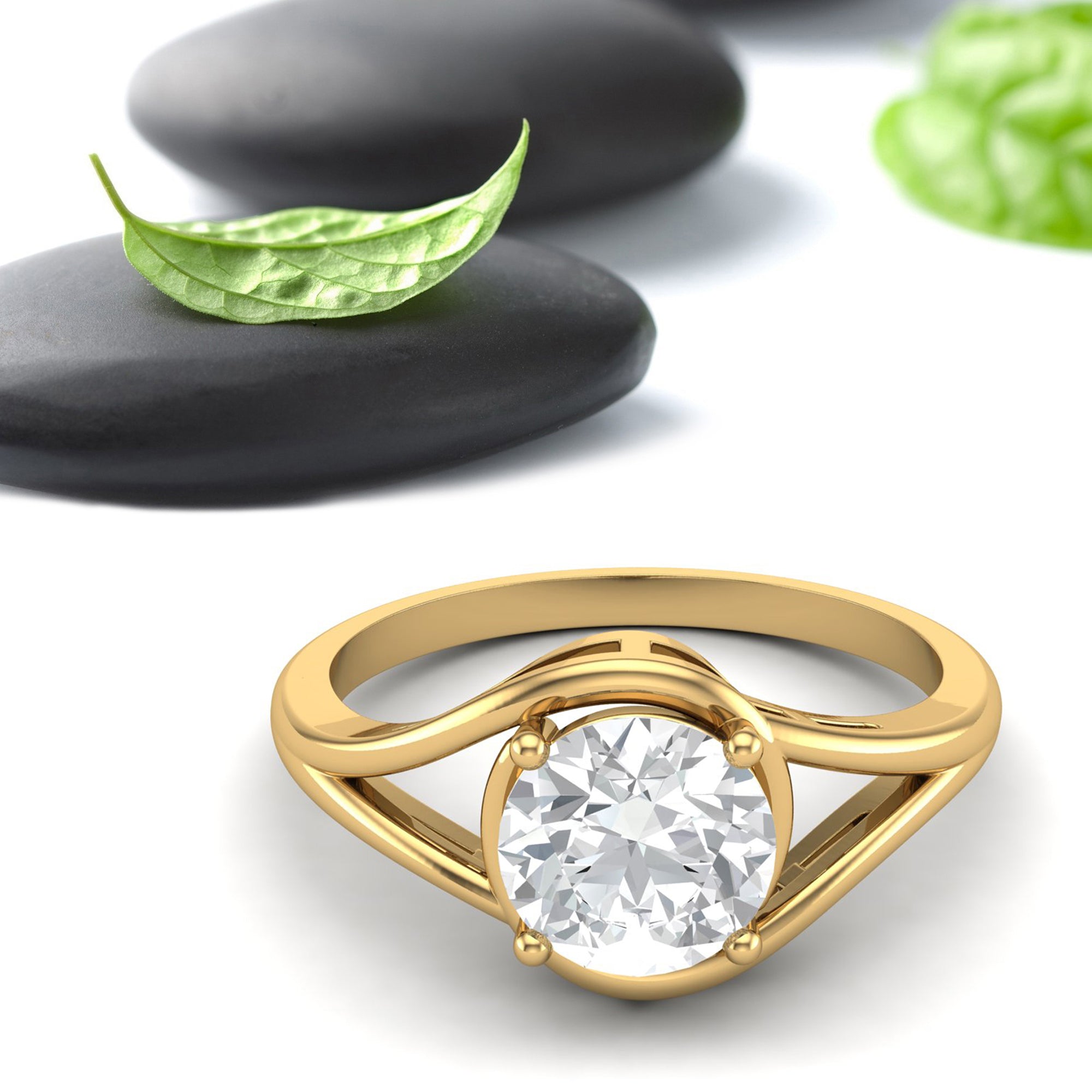 Moissanite Ring