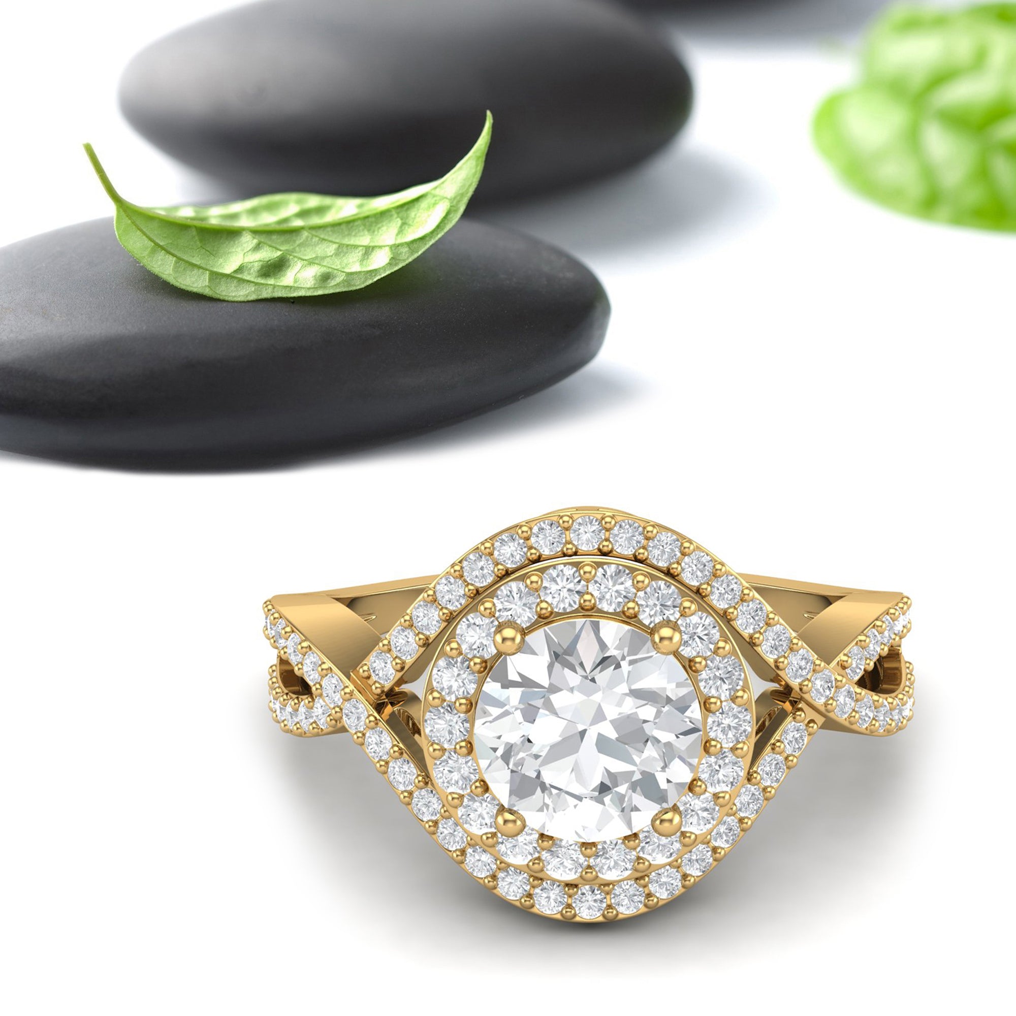 Moissanite Ring