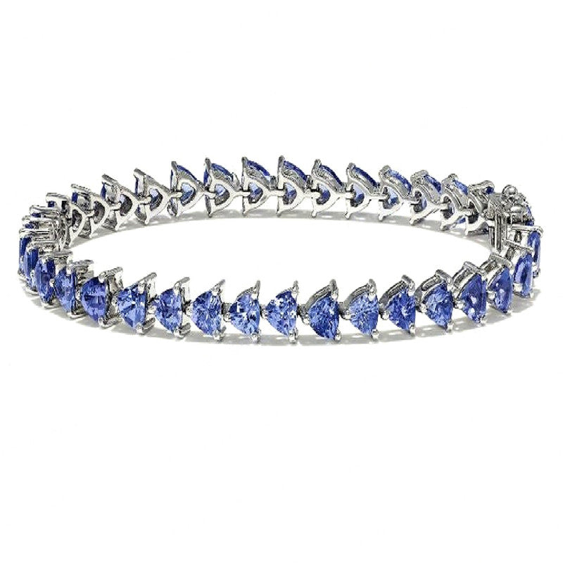 Tanzanite Tennis Bracelet – 925 Sterling Silver