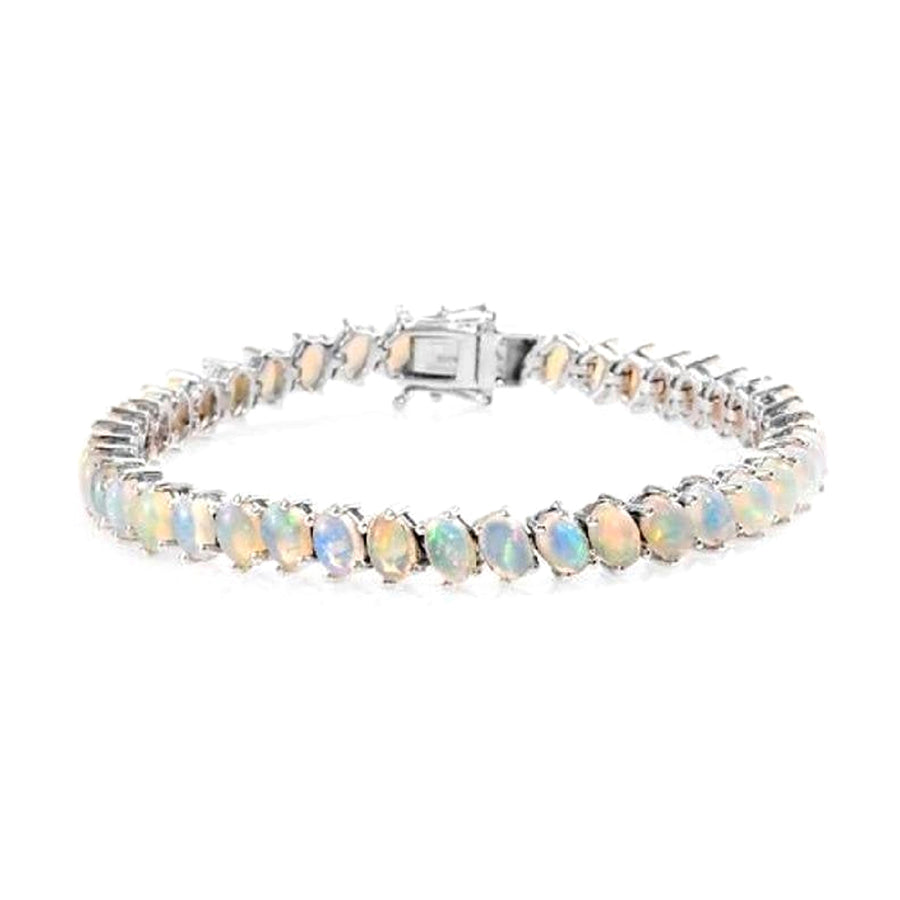 Opal Tennis Bracelet – 925 Sterling Silver