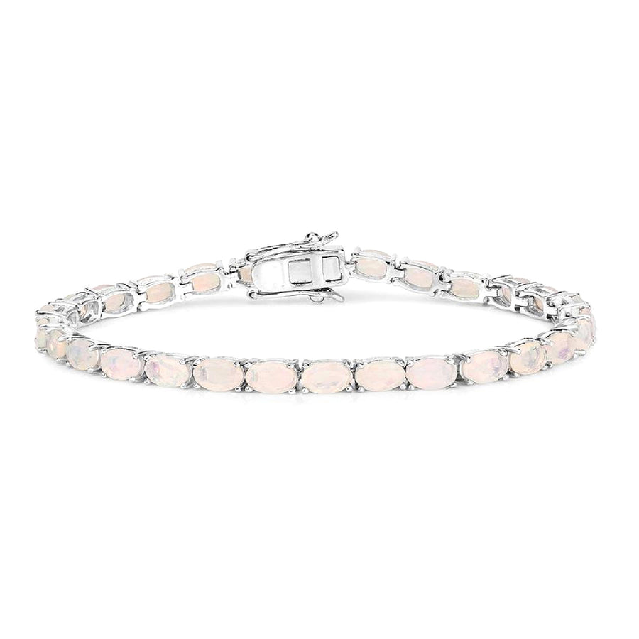 Opal Tennis Bracelet – 925 Sterling Silver
