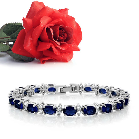 Blue Sapphire Bracelet