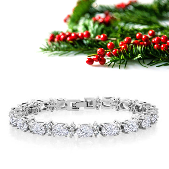 White Cz Bracelet