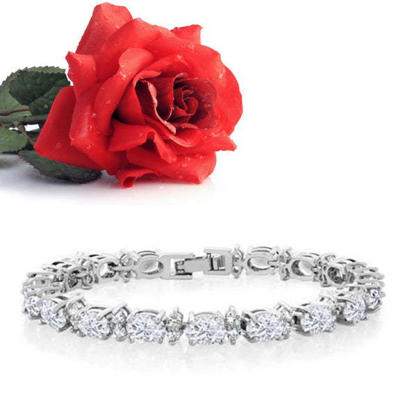 White Cz Bracelet