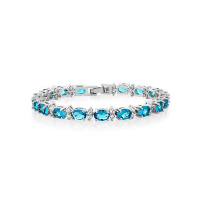 Swiss Blue Topaz Bracelet