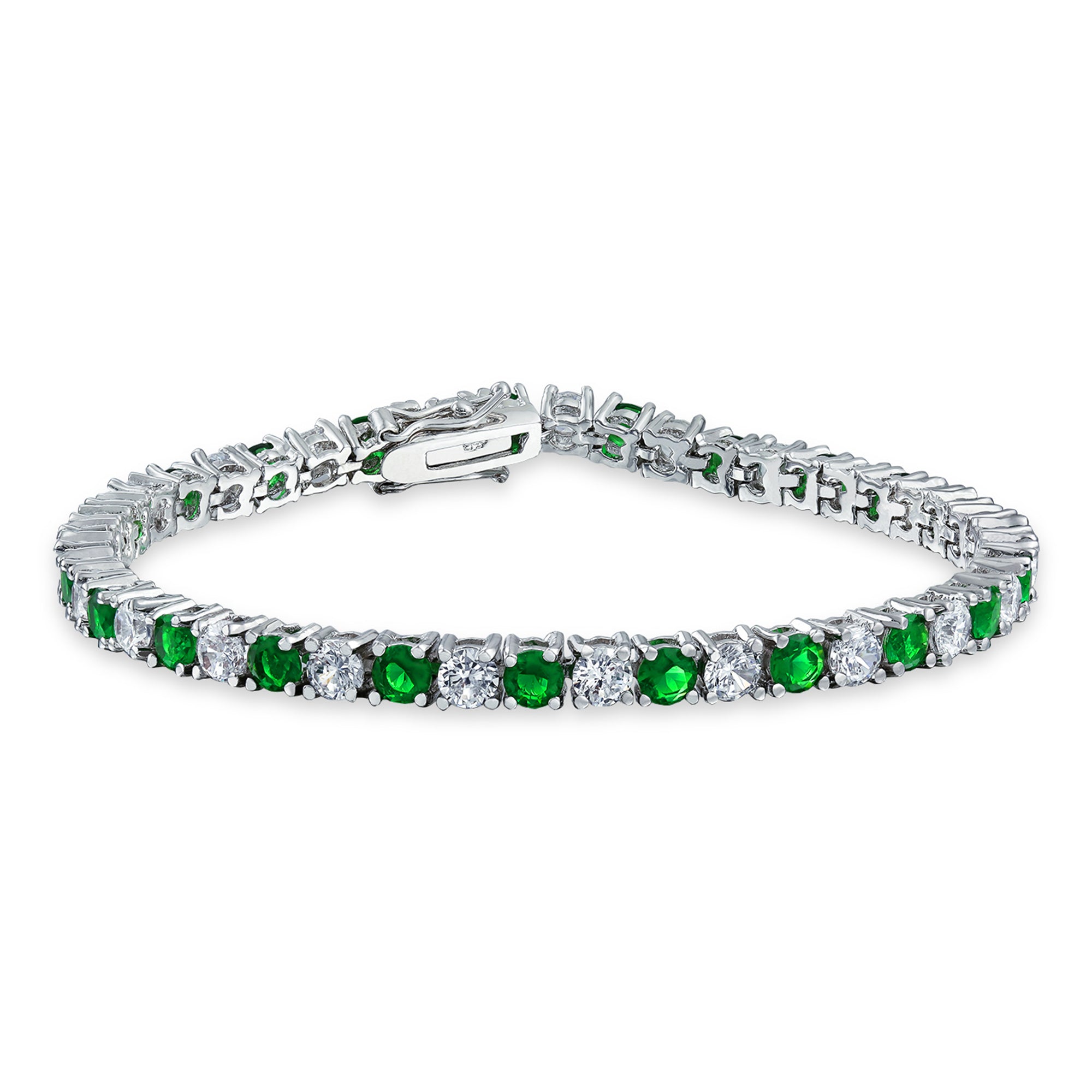 Green Cz Bracelet