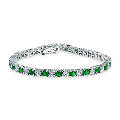Green Cz Bracelet