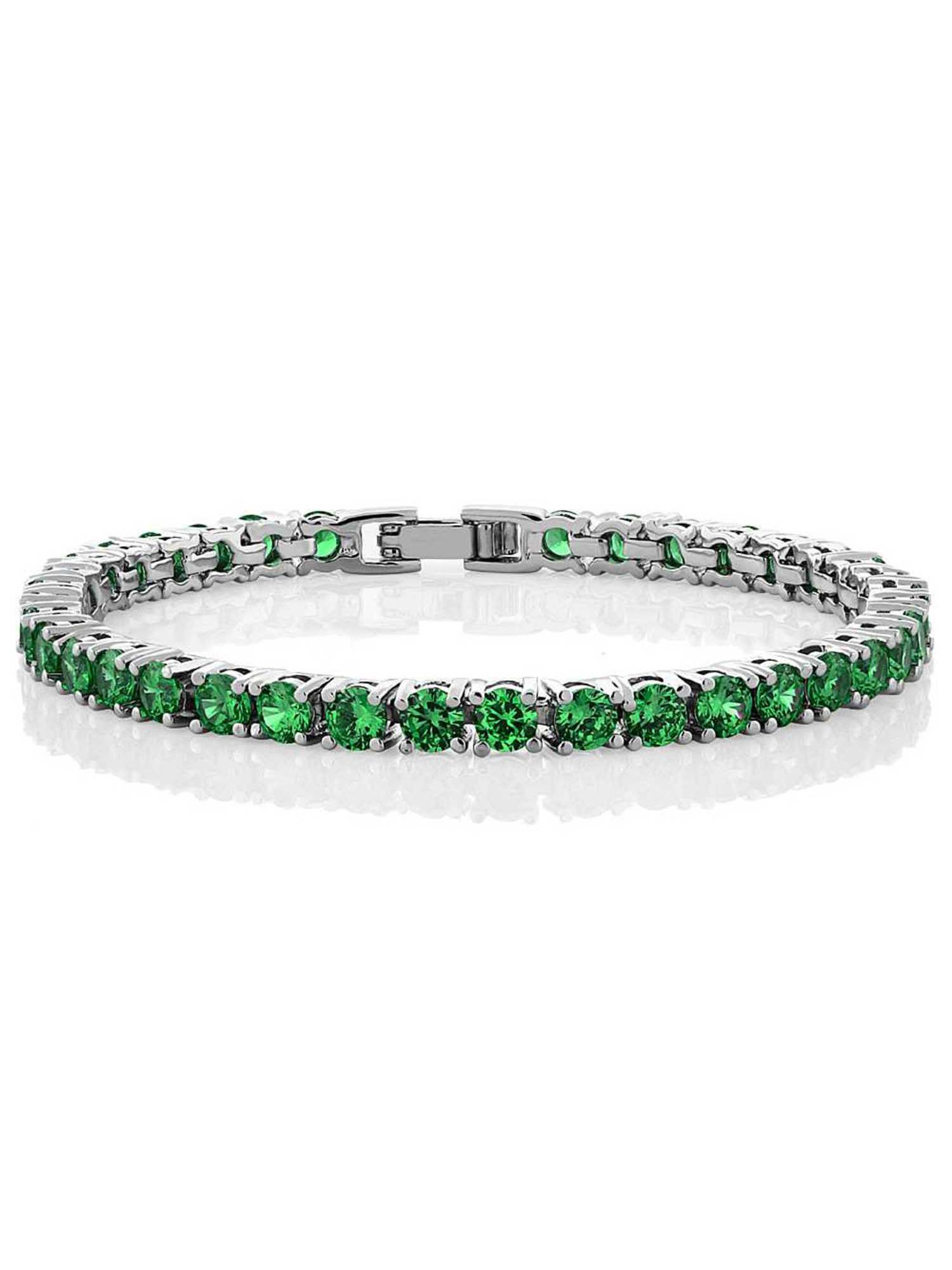 Green Cz Bracelet