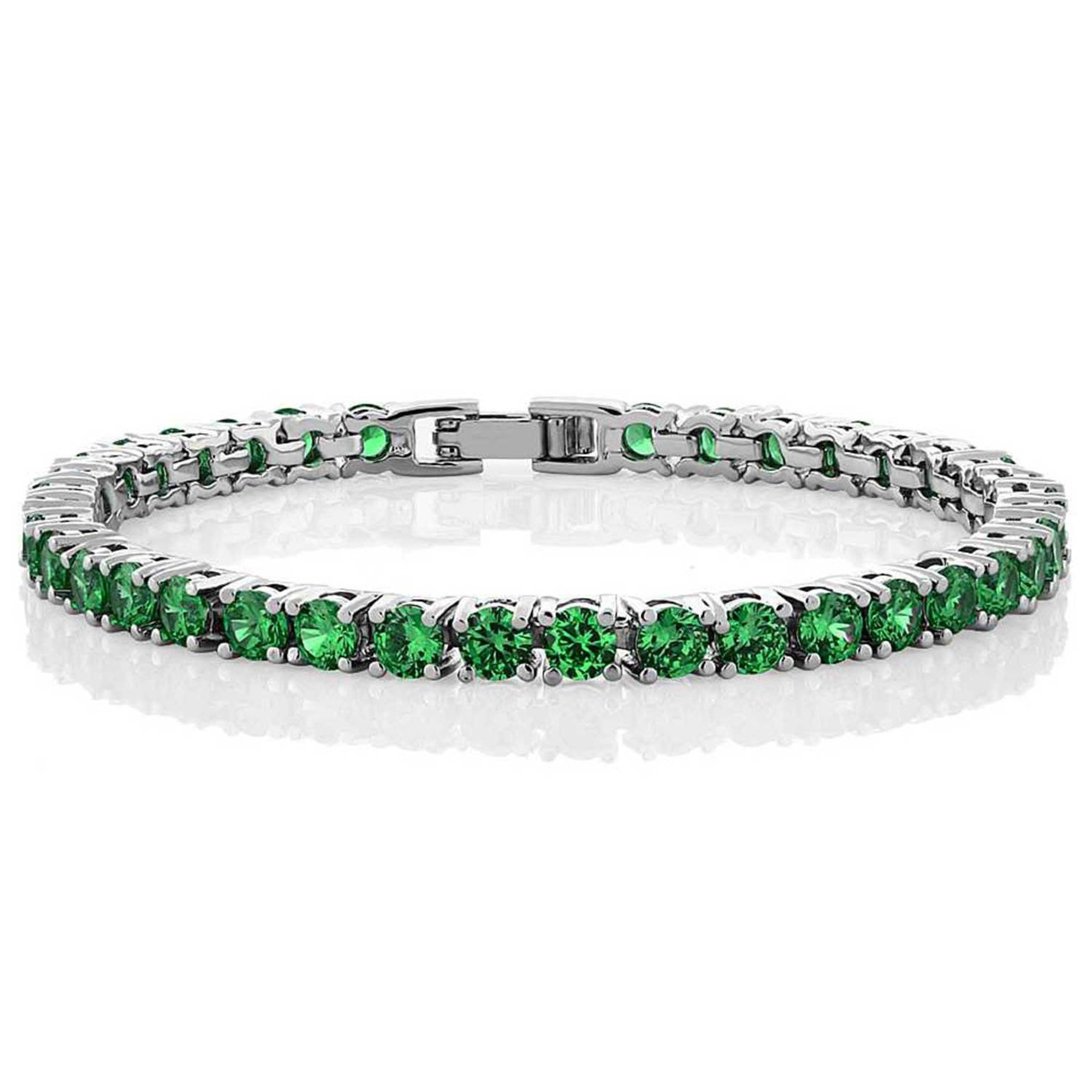 Green Cz Bracelet