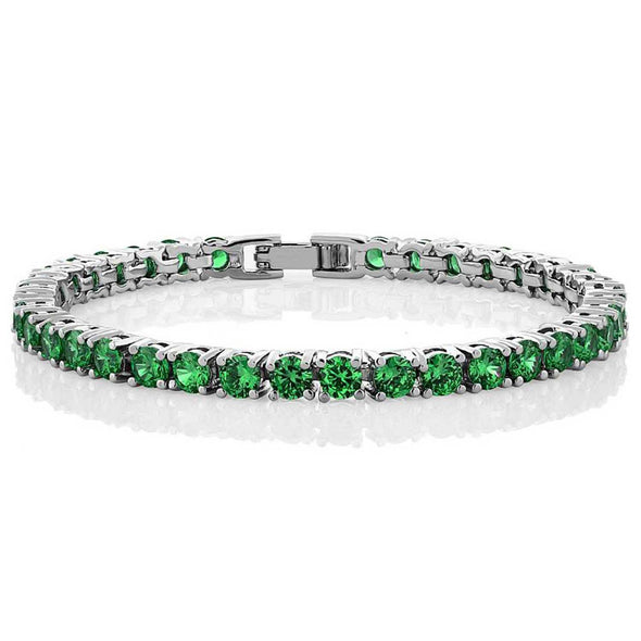 Green Cz Bracelet
