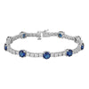 Blue Sapphire Bracelet