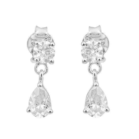 Moissanite Diamond 2 Carat D Color VVS1 Clarity Earrings for Women - Kimaya INC