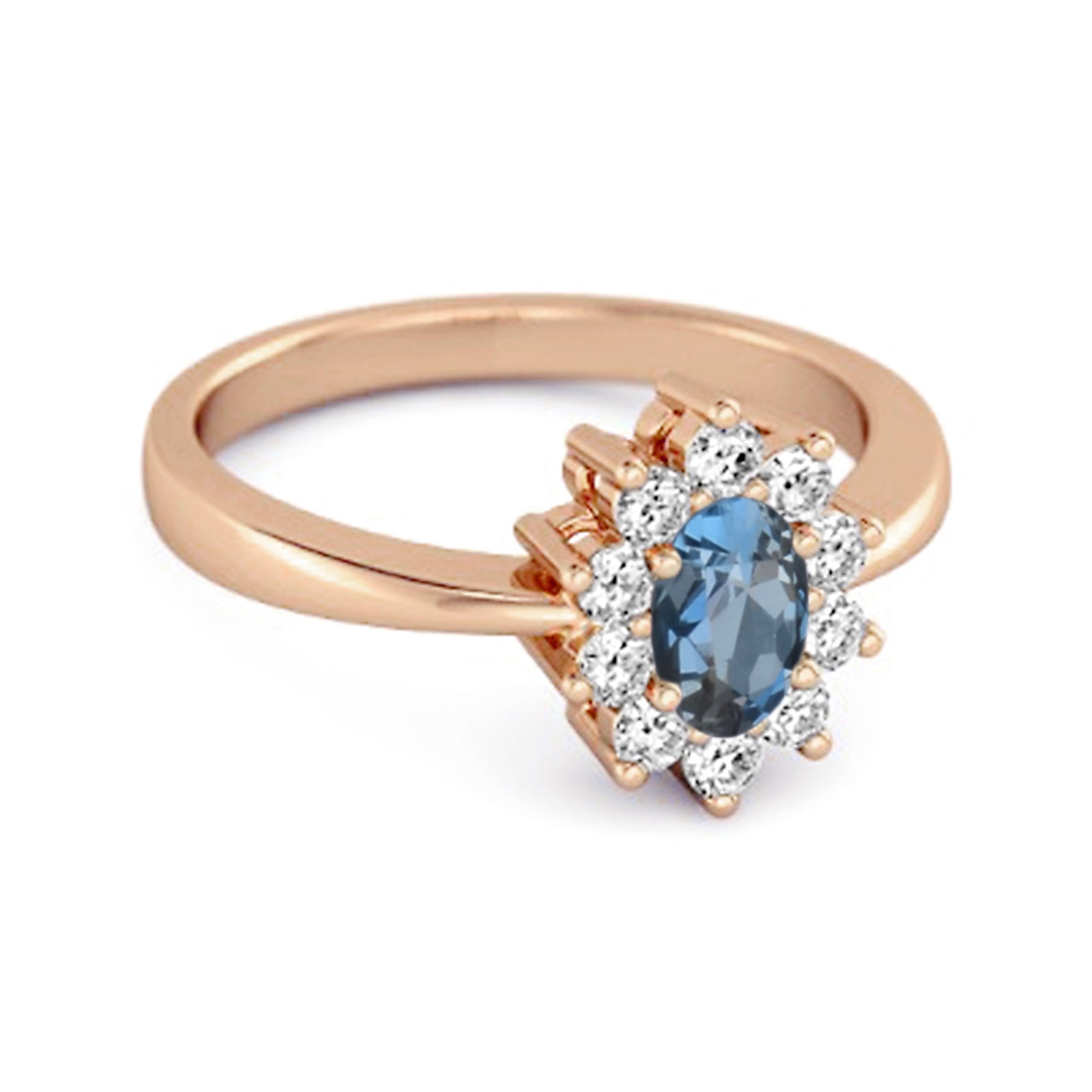 London Blue Topaz Ring