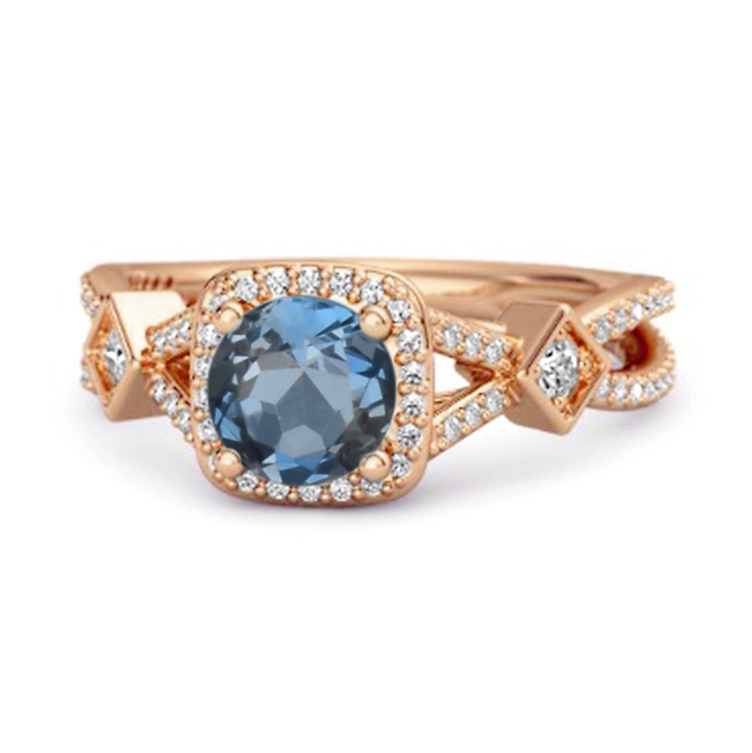 London Blue Topaz Ring