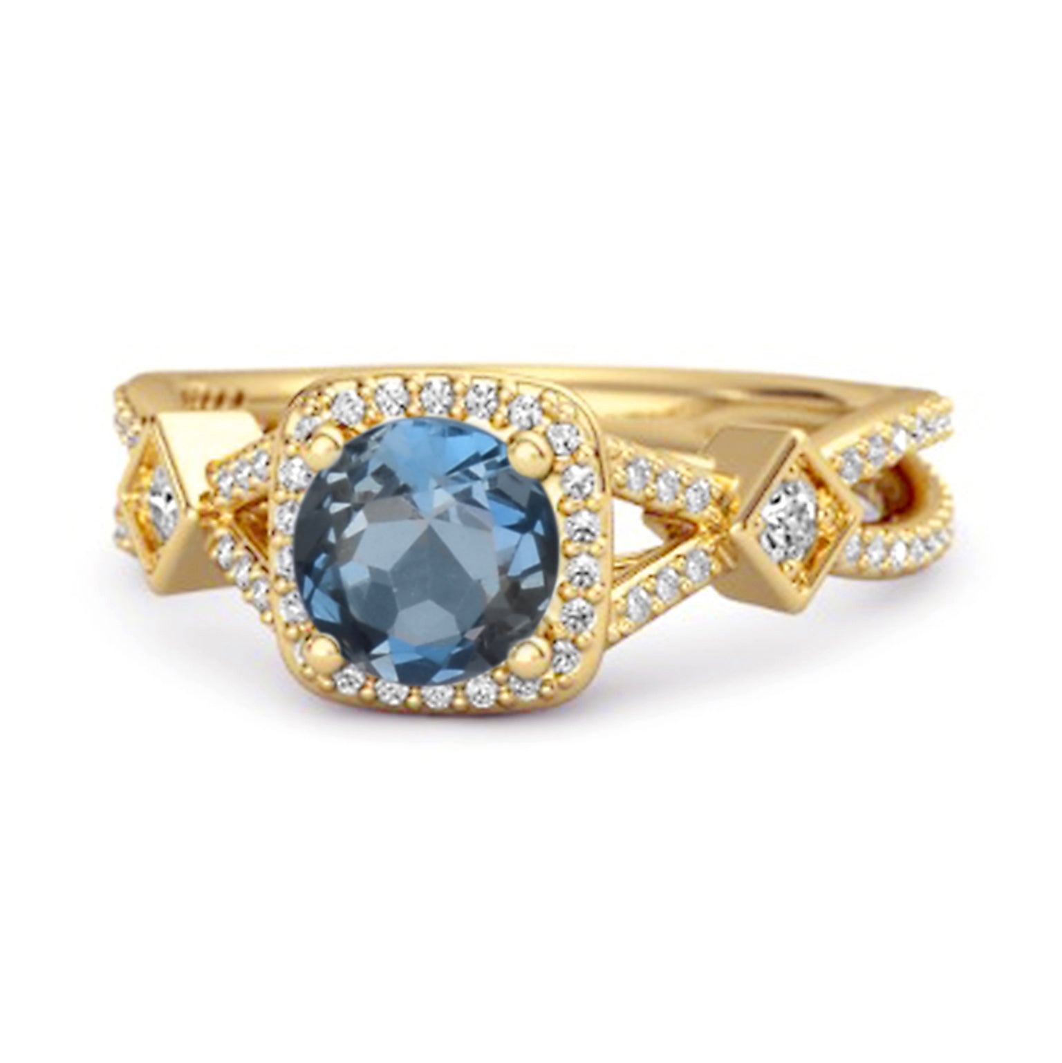 London Blue Topaz Ring