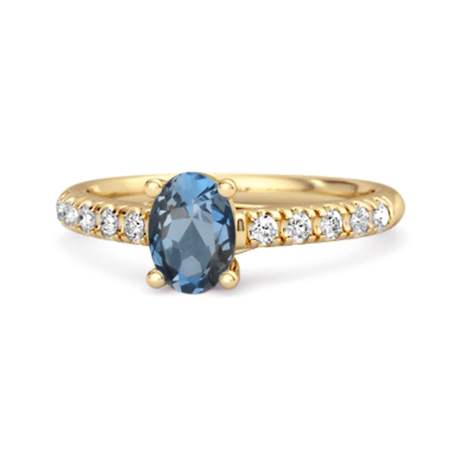 London Blue Topaz Ring