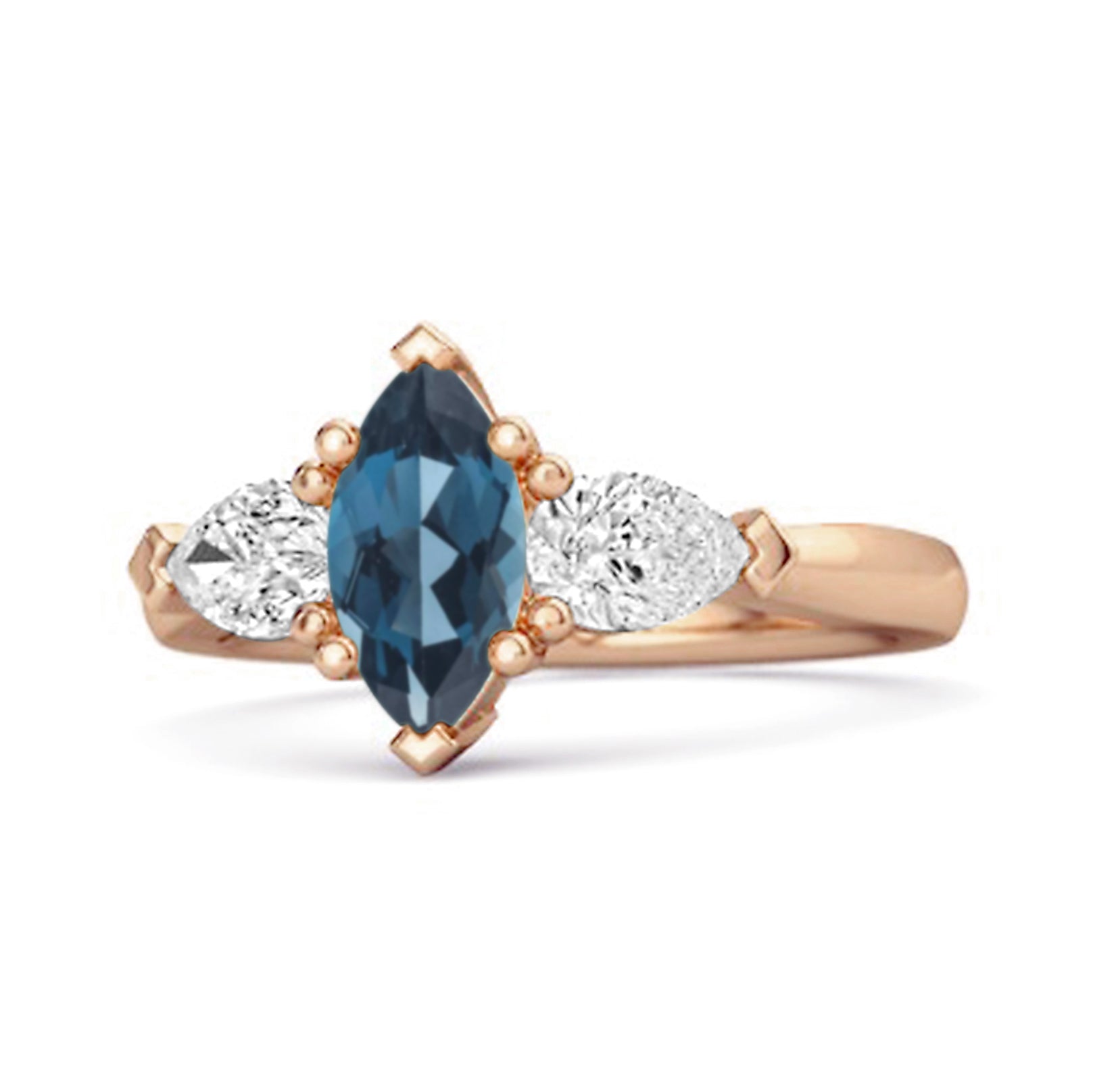 London Blue Topaz Ring
