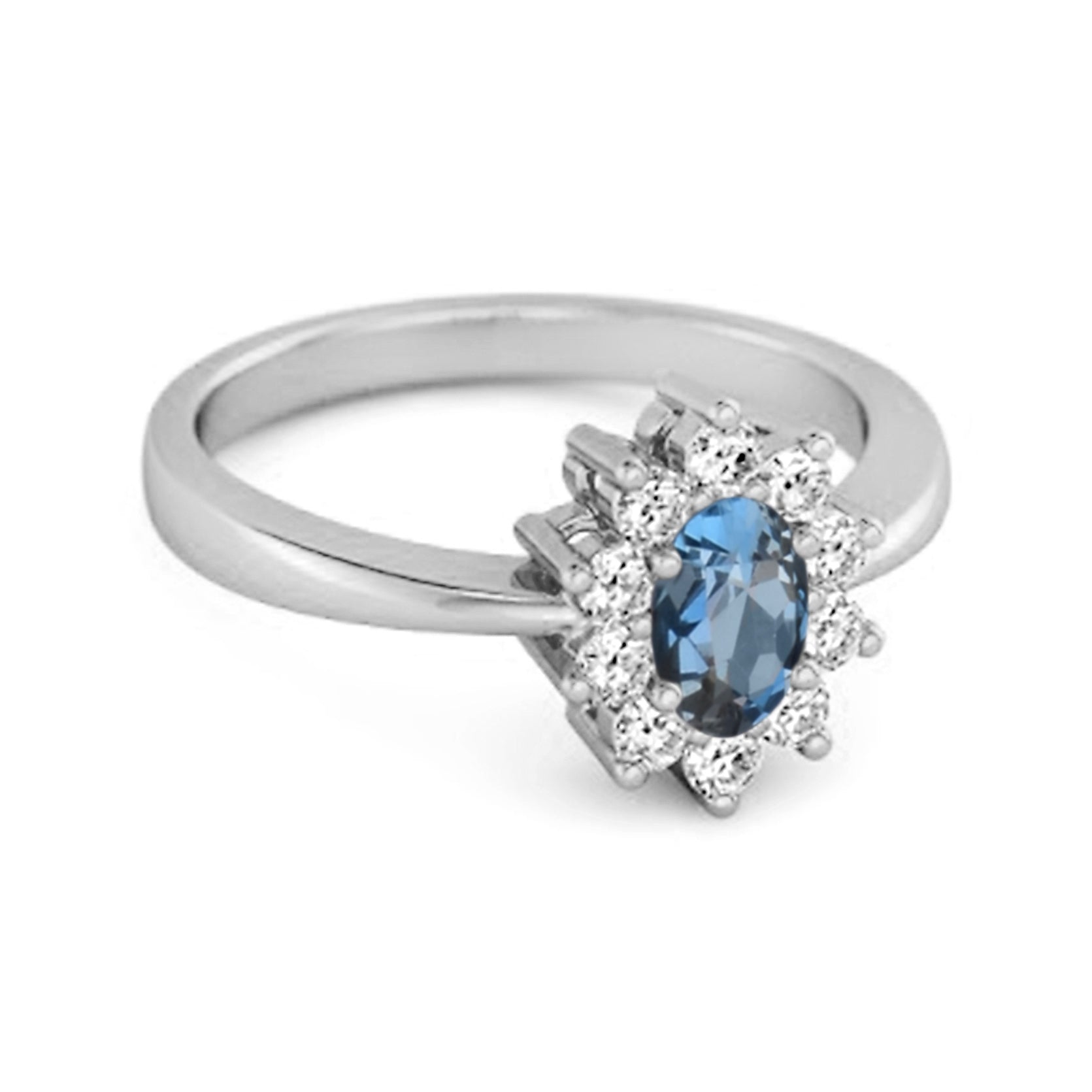 London Blue Topaz Ring