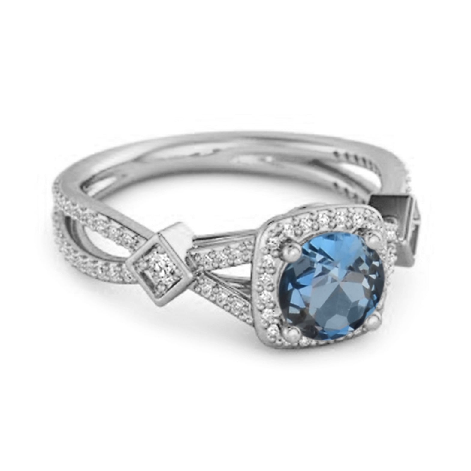 London Blue Topaz Ring