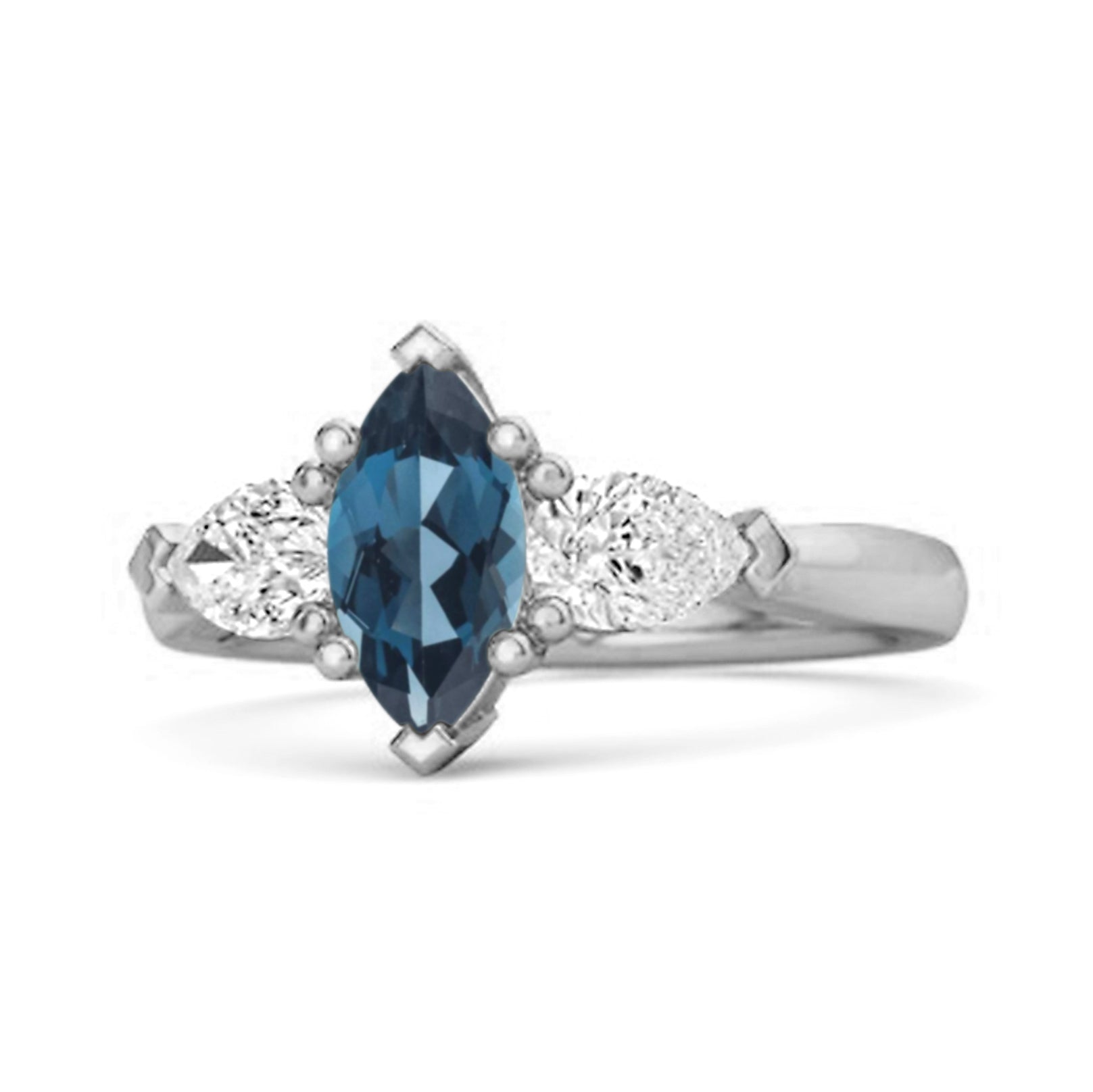 London Blue Topaz Ring