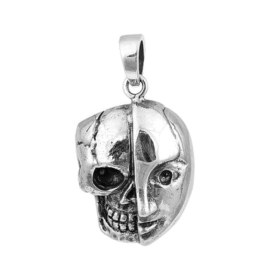 Gothic Skull Style Cocktail Party Biker Pendant Necklace