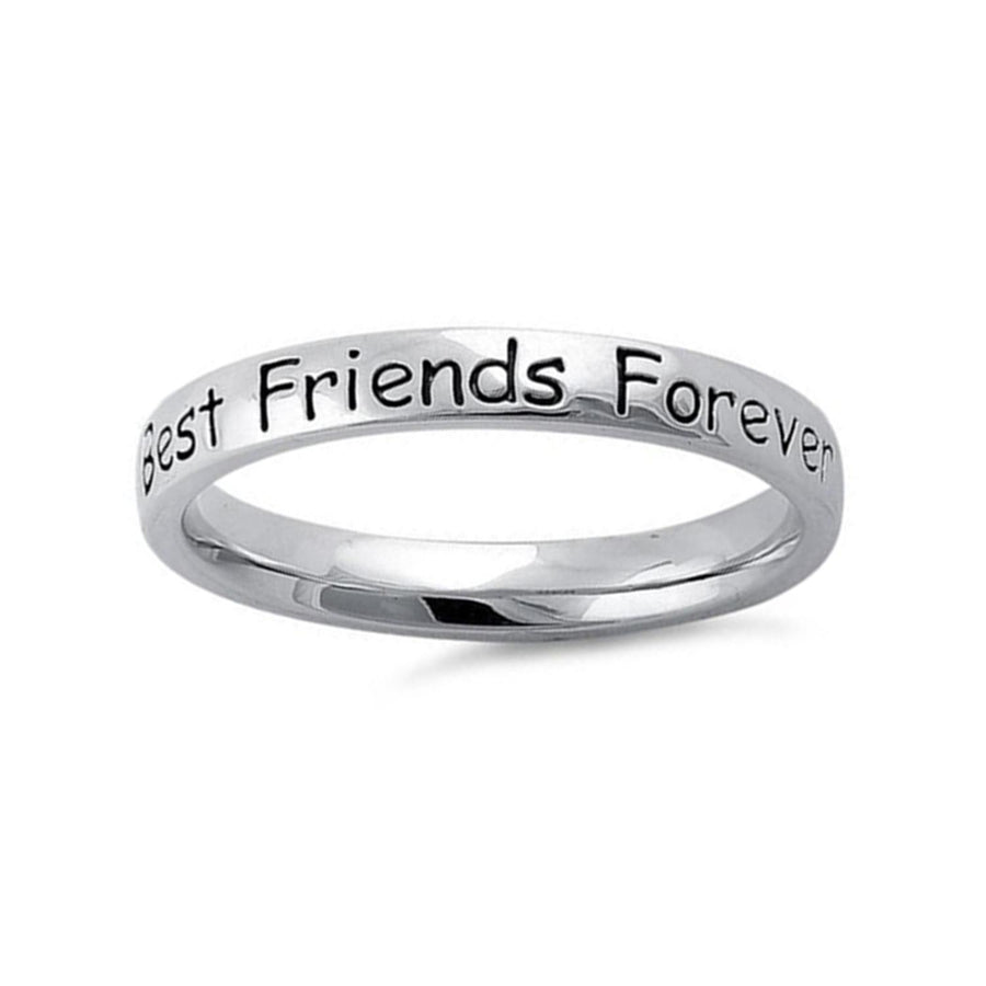 Best Friends Forever Ring - Sterling Silver
