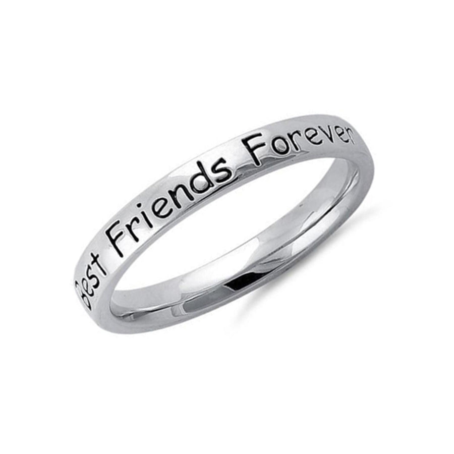 Best Friends Forever Ring - Sterling Silver