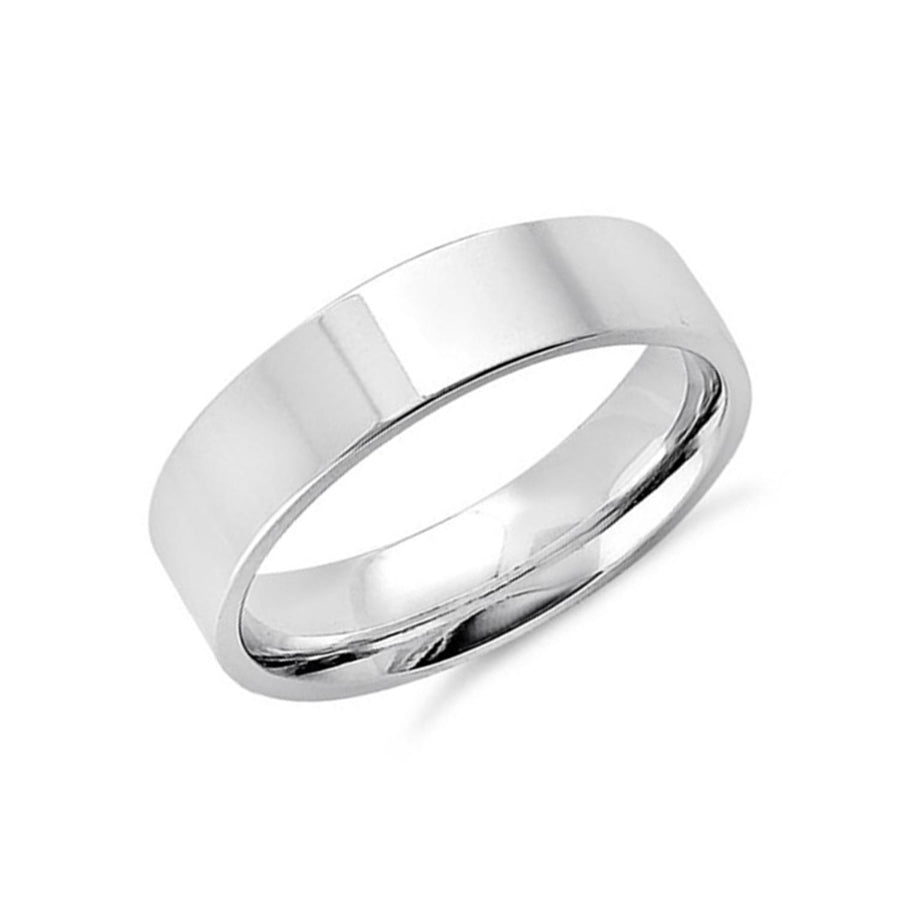 Classic Plain Band Ring - Sterling Silver