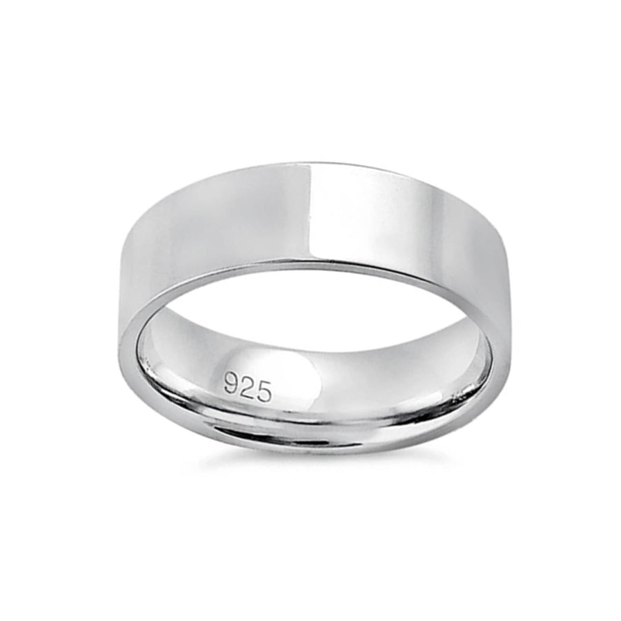 925 Sterling Silver Wide Band Ring