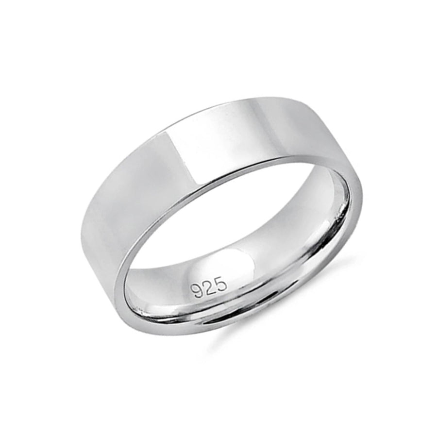 925 Sterling Silver Wide Band Ring