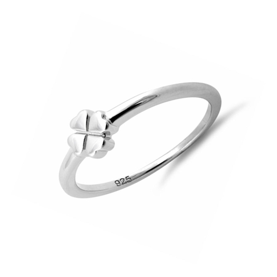 Four-Leaf Clover Ring - Sterling Silver